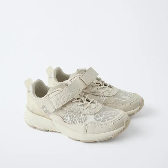 Zara | Shoes | Zara Floral Athletic Sneakers | Poshmark